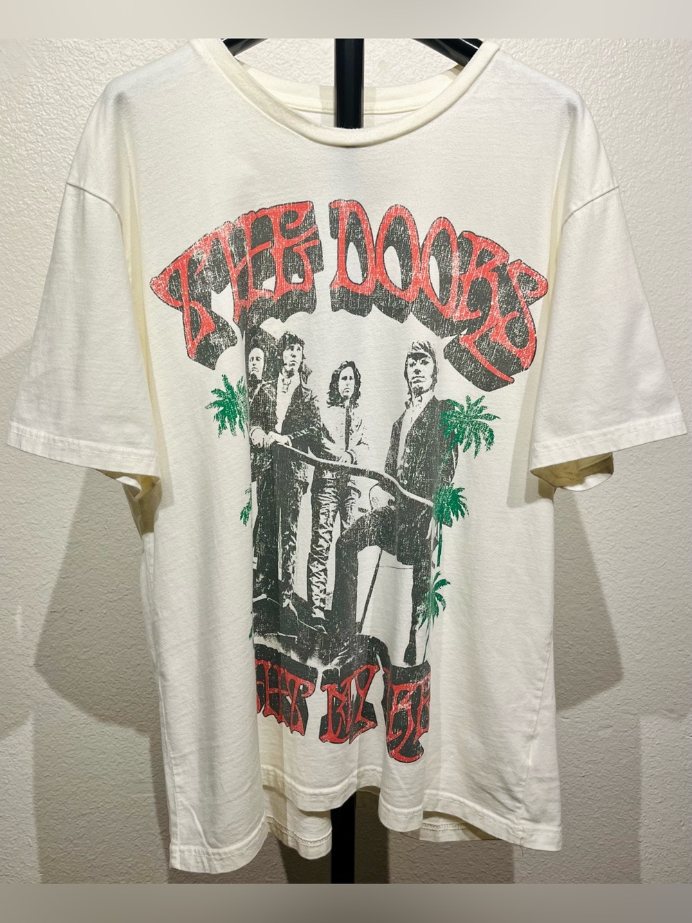 GAP x The Doors Relaxed Graphic T-Shirt in Ivory Beige Frost - Size L (Men’s)